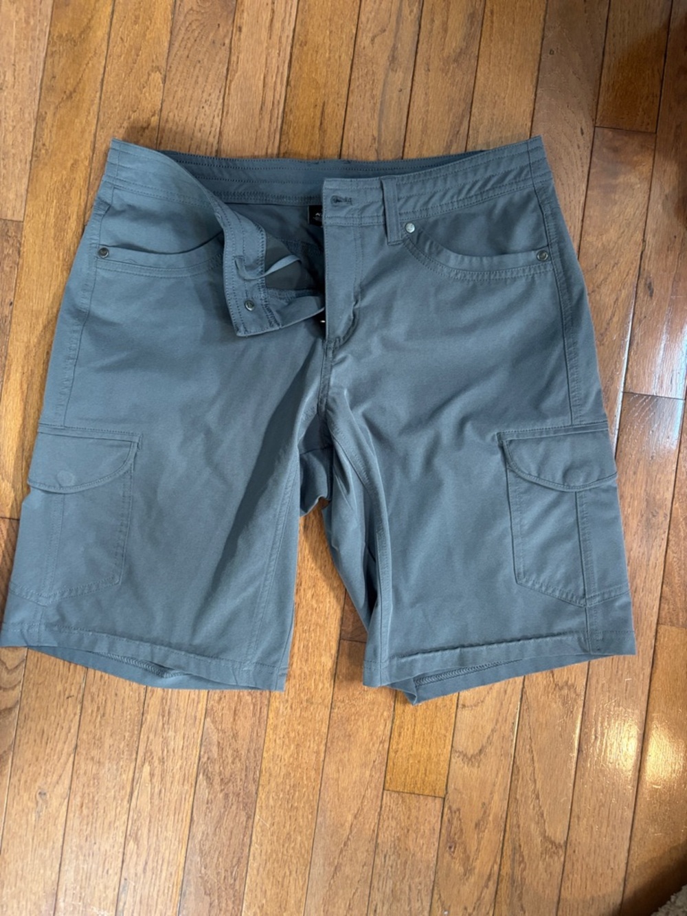 Kuhl Women's Cargo Shorts in Slate Blue-Grey (10 in inseam)
